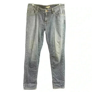 Eileen Fisher Straight Light Wash Denim Soft Organic Cotton Jeans Size 6